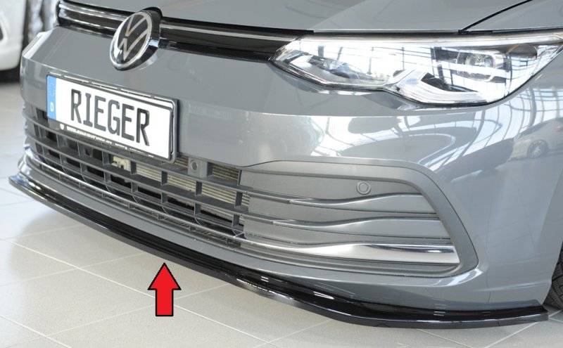 Rieger Spoilerschwert schwarz glänzend VW Golf 8 12.19- - 88203