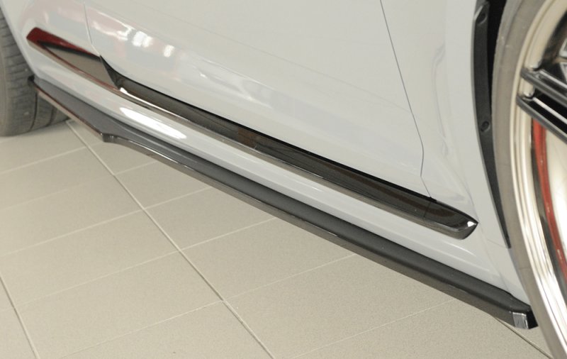 Rieger Seitenschwelleransatz schwarz glänzend Audi RS5 (B9/F5) 03.17-02.20 (bis Facelift) - 88208