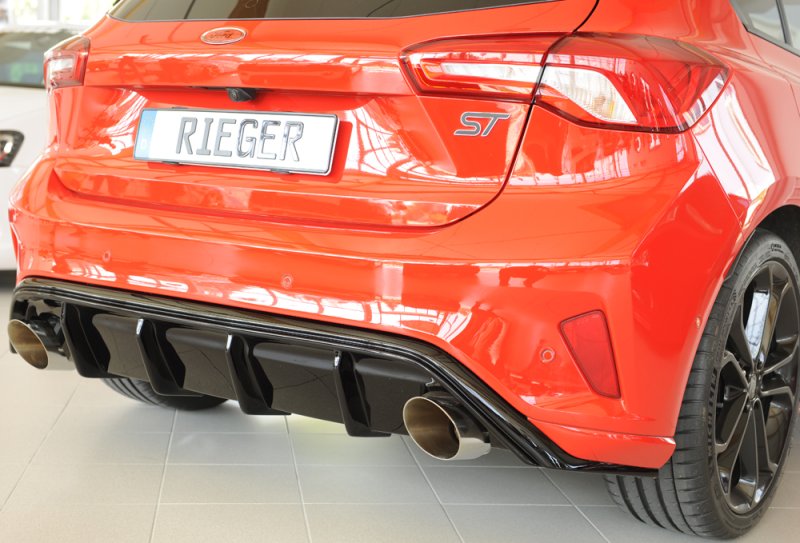 Rieger Heckeinsatz (Typ: 88194) schwarz glänzend Ford Focus 4 (DEH) 09.18- - 88216