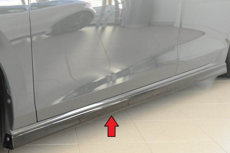 Rieger Seitenschweller (XS) schwarz glänzend VW Golf 7 02.17- (ab Facelift) - 88217