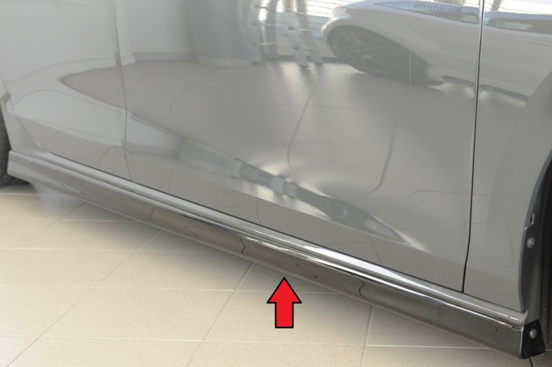 Rieger Seitenschweller (XS) schwarz glänzend VW Golf 7 02.17- (ab Facelift) - 88218