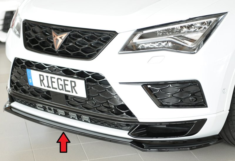 Rieger Spoilerschwert schwarz glänzend Seat Ateca Cupra (5FP) 09.18-07.20 (bis Facelift) - 88227