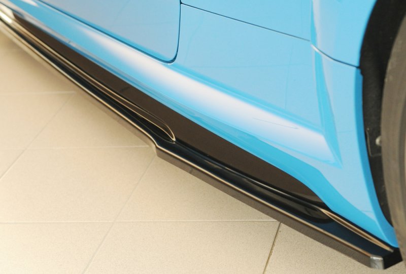 Rieger Seitenschwelleransatz (ca. 19mm) schwarz glänzend Audi TT (8J-FV/8S) 09.18- (ab Facelift) - 88234