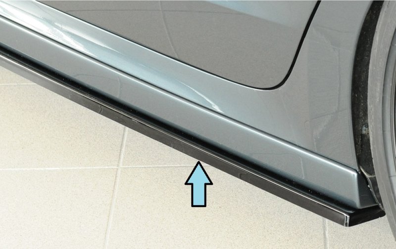 Rieger Seitenschwelleransatz schwarz glänzend Skoda Octavia (NX) 11.19- - 88252