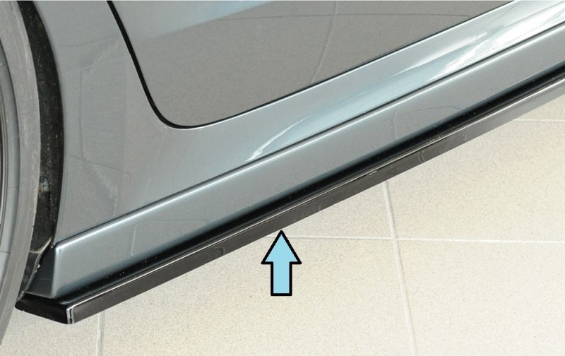 Rieger Seitenschwelleransatz schwarz glänzend Skoda Octavia (NX) 11.19- - 88253