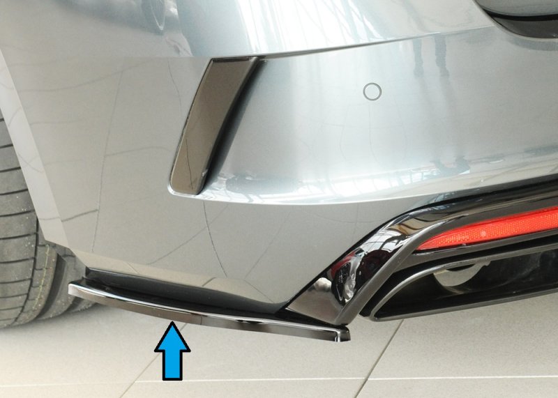 Rieger Heckschürzenansatz seitlich links schwarz glänzend Skoda Octavia RS (NX) 07.20- - 88256
