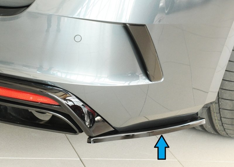 Rieger Heckschürzenansatz seitlich rechts schwarz glänzend Skoda Octavia RS (NX) 07.20- - 88257