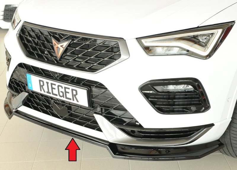Rieger Spoilerschwert schwarz glänzend Seat Ateca Cupra (5FP) 08.20- (ab Facelift) - 88278