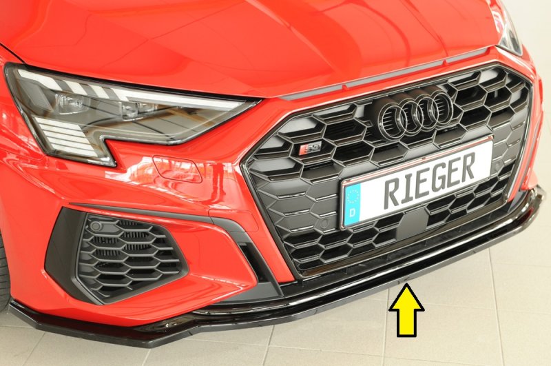 Rieger Spoilerschwert schwarz glänzend Audi A3 (GY) 11.19- - 88282