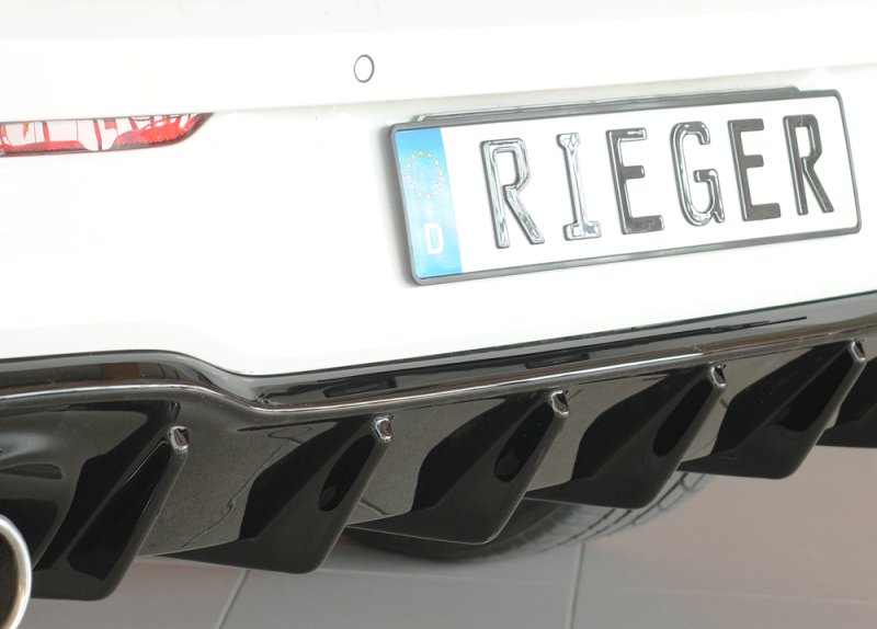 Rieger Heckeinsatz schwarz glänzend VW Golf 8 GTI 08.20- - 88291
