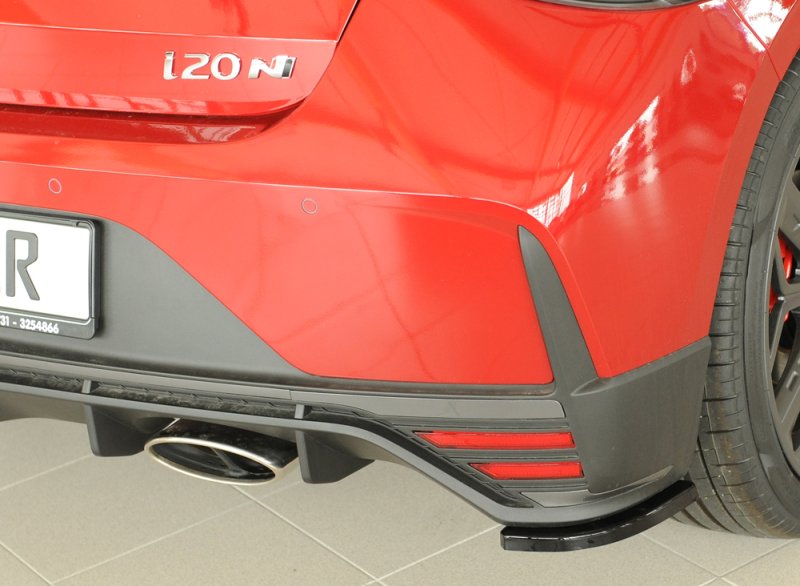 Rieger Heckschürzenansatz seitlich rechts schwarz glänzend Hyundai i20 N (BC3) 04.21- - 88296