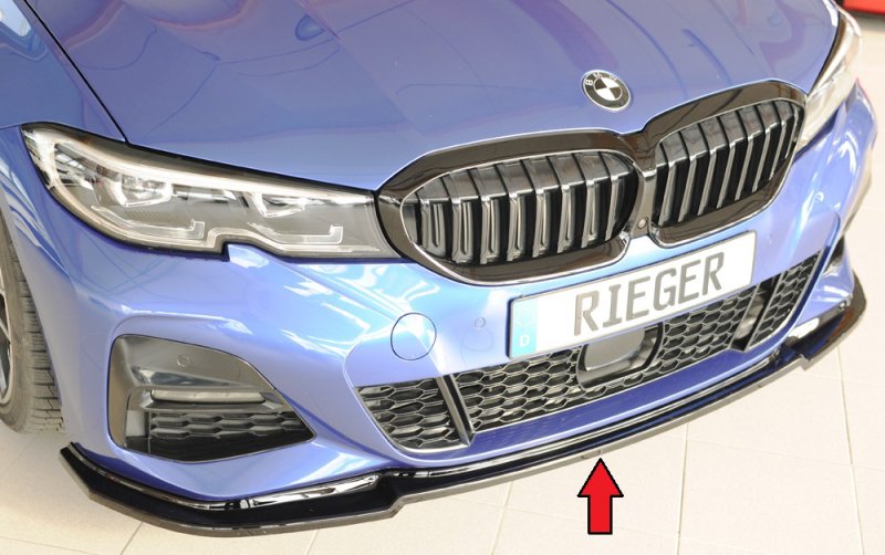 Rieger Spoilerschwert schwarz glänzend BMW 3er G20 (G3L) 03.19- - 88302