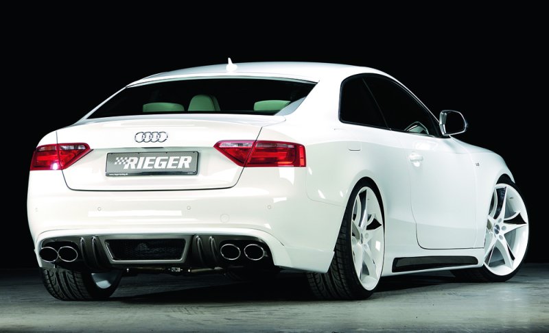 Rieger Heckschürzenansatz Audi A5 (B8/B81) 06.07-07.11 (bis Facelift) - 99061