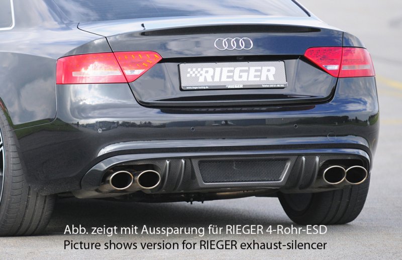 Rieger Heckeinsatz Audi A5 (B8/B81) 06.07-07.11 (bis Facelift) - 99089