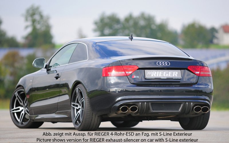 Rieger Heckeinsatz Audi A5 (B8/B81) 06.07-07.11 (bis Facelift) - 99092