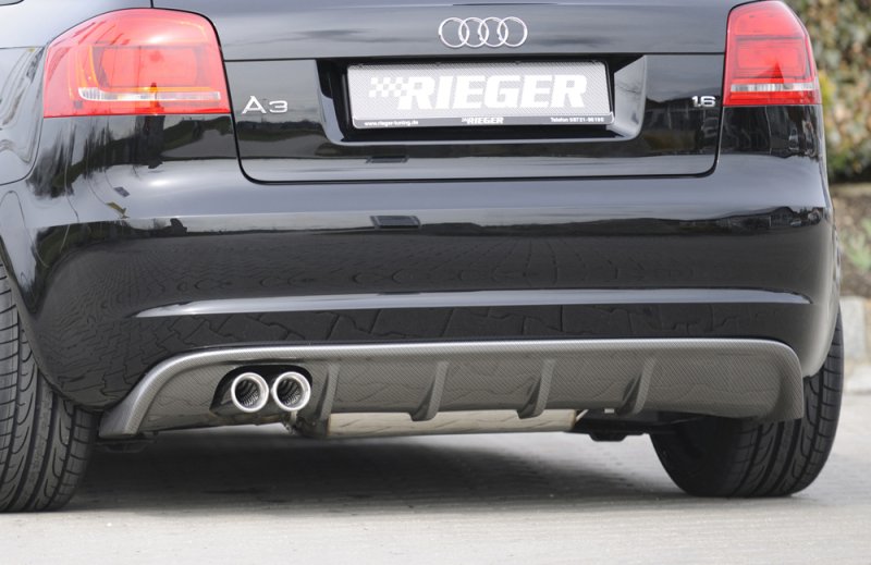 Rieger Heckeinsatz Audi A3 (8P) 07.08- (ab Facelift) - 99128