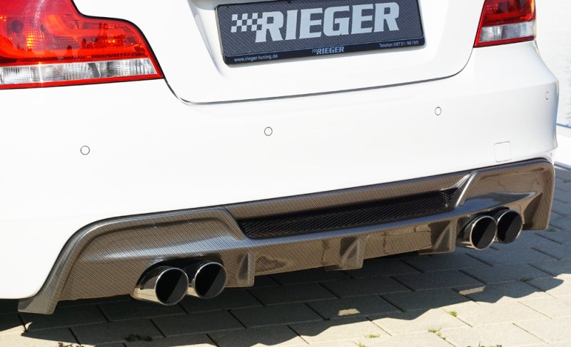 Rieger Heckeinsatz BMW 1er E82, E88 (182 / 1C) 10.07- - 99135