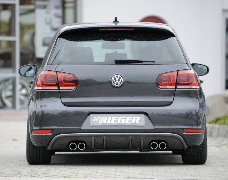 Rieger Heckeinsatz mit 2 Doppelfinnen VW Golf 6 - 99139