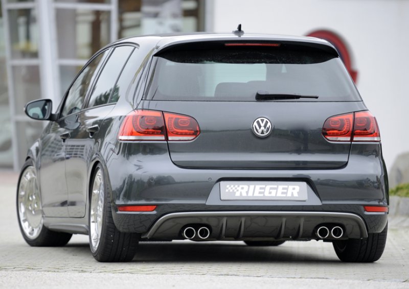 Rieger Heckeinsatz mit 2 Doppelfinnen VW Golf 6 - 99139