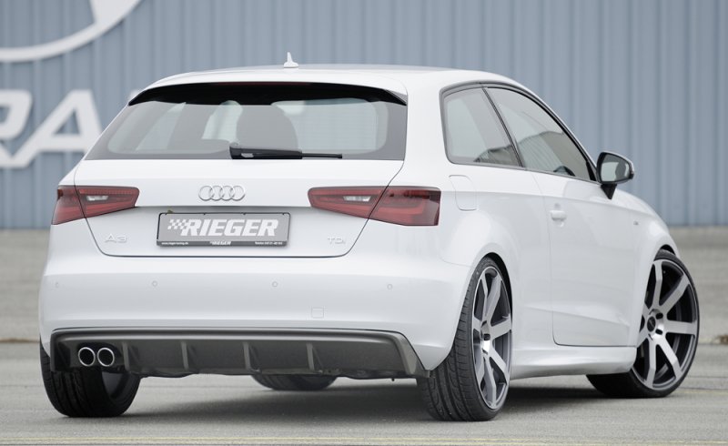 Rieger Heckeinsatz Audi A3 (8V) 07.12-08.16 (bis Facelift) - 99142