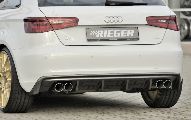 Rieger Heckeinsatz Audi A3 (8V) 07.12-08.16 (bis Facelift) - 99143
