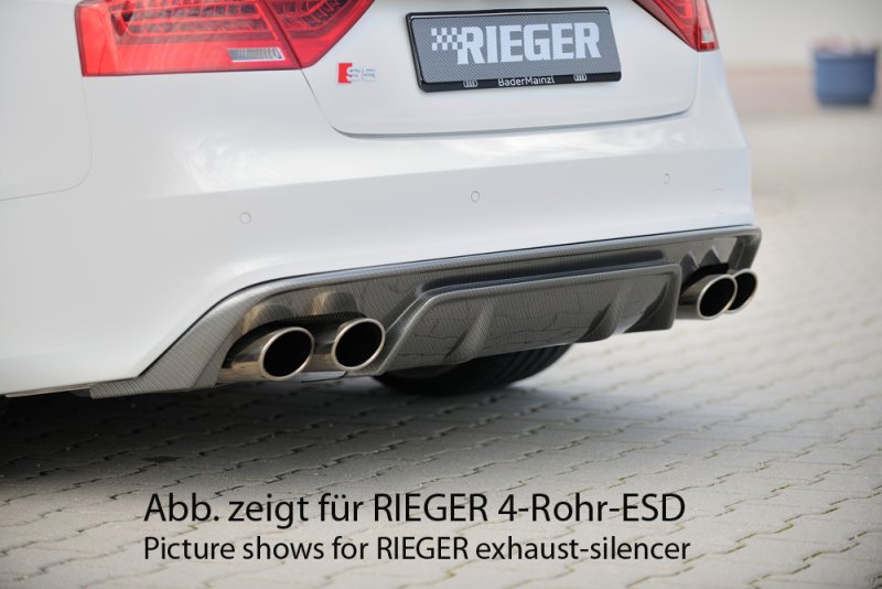 Rieger Heckeinsatz Audi A5 (B8/B81) 10.11-06.16 (ab Facelift) - 99196