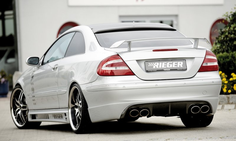 Rieger Heckscheibenblende Mercedes CLK (W209) 00.02-06.04 (bis Facelift / bis Modell 2005) - 99216