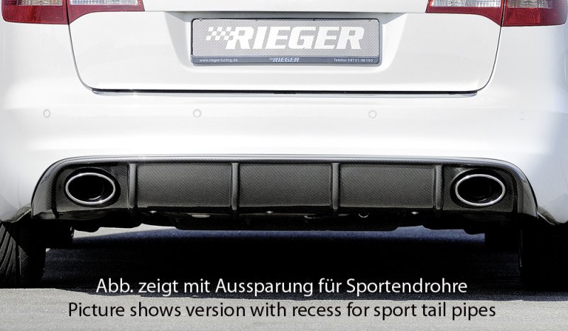 Rieger Heckeinsatz Audi A6 (4F) 10.08-08.11 (ab Facelift) - 99226