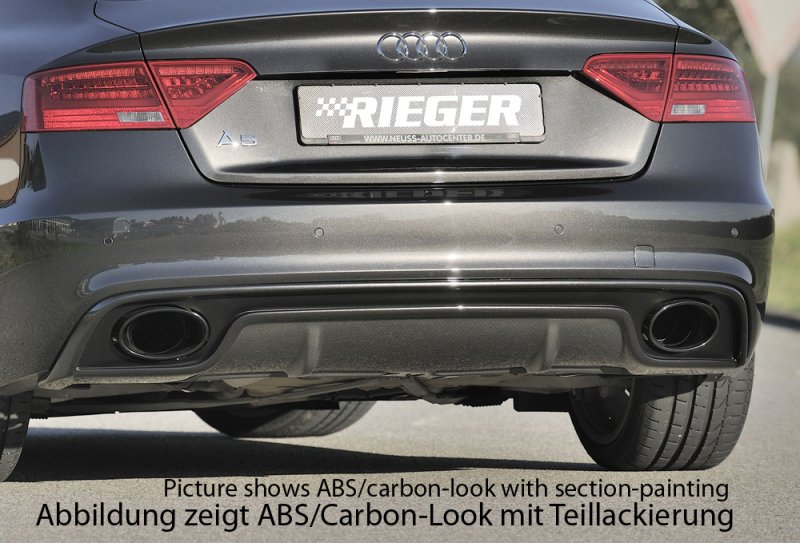 Rieger Heckeinsatz Audi A5 (B8/B81) 10.11-06.16 (ab Facelift) - 99230