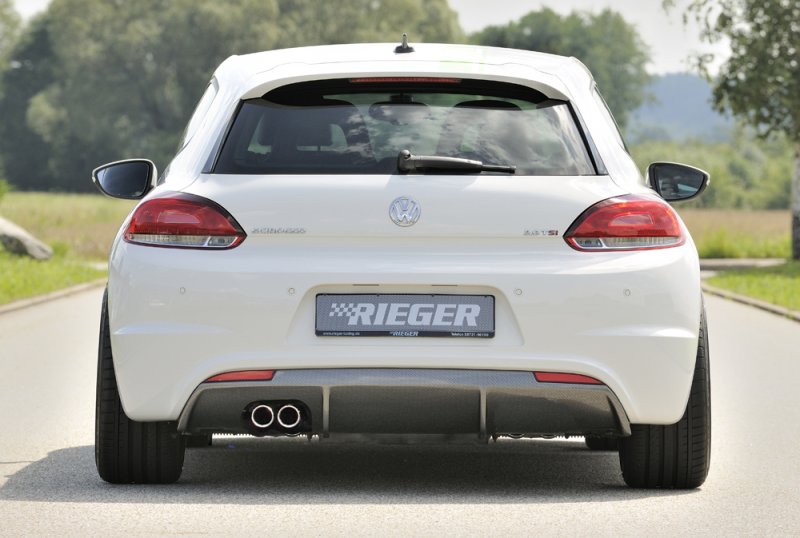 Rieger Heckeinsatz für R-Line Heckschürze VW Scirocco 3 (13) 05.14- (ab Facelift) - 99253