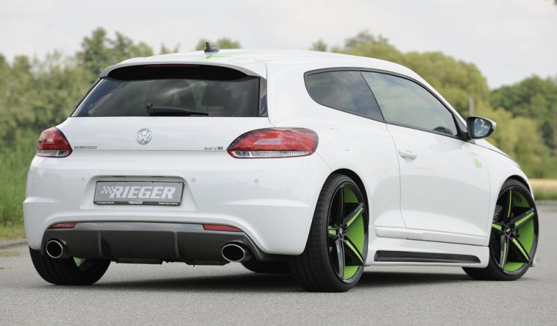 Rieger Heckeinsatz für R-Line Heckschürze VW Scirocco 3 (13) 05.14- (ab Facelift) - 99254
