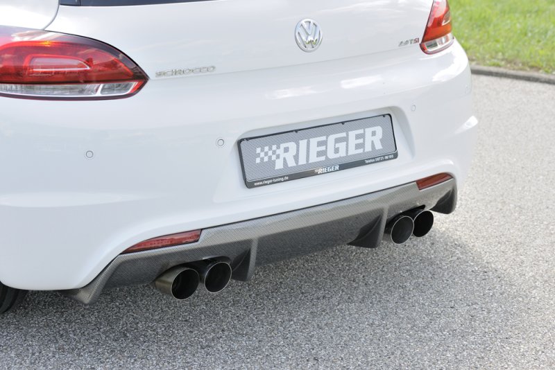 Rieger Heckeinsatz für R-Line Heckschürze VW Scirocco 3 (13) 05.14- (ab Facelift) - 99256