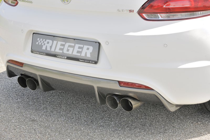 Rieger Heckeinsatz für R-Line Heckschürze VW Scirocco 3 (13) 05.14- (ab Facelift) - 99256