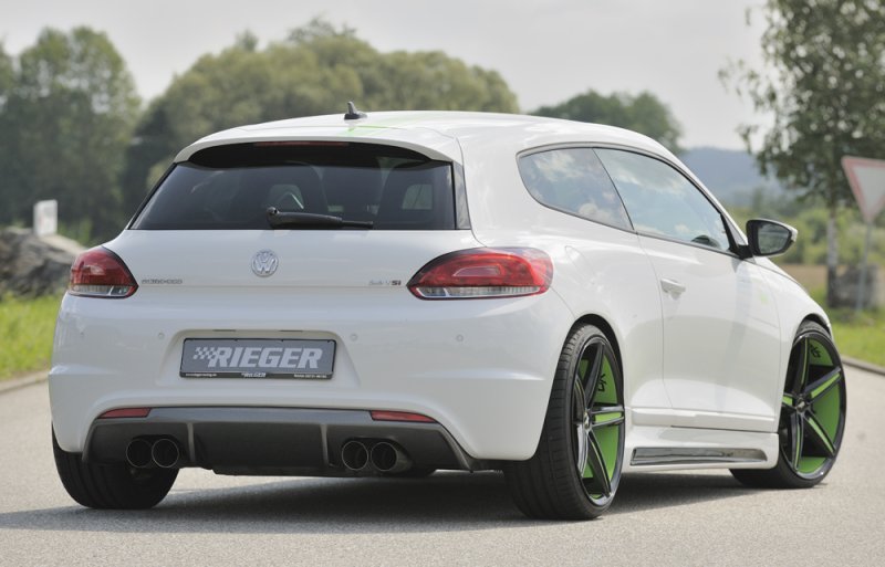 Rieger Heckeinsatz für R-Line Heckschürze VW Scirocco 3 (13) 05.14- (ab Facelift) - 99256