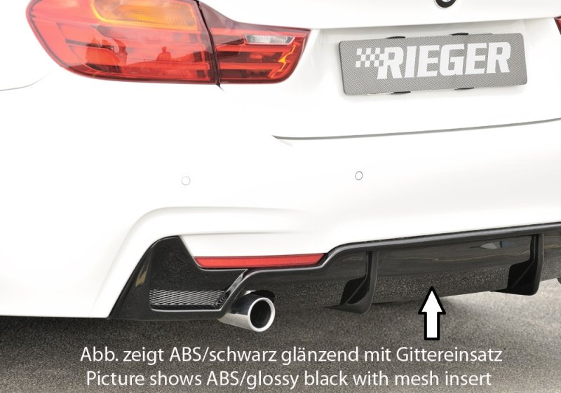 Rieger Heckeinsatz BMW 4er F32 (3C) 07.15- (ab Facelift) LCI - 99260