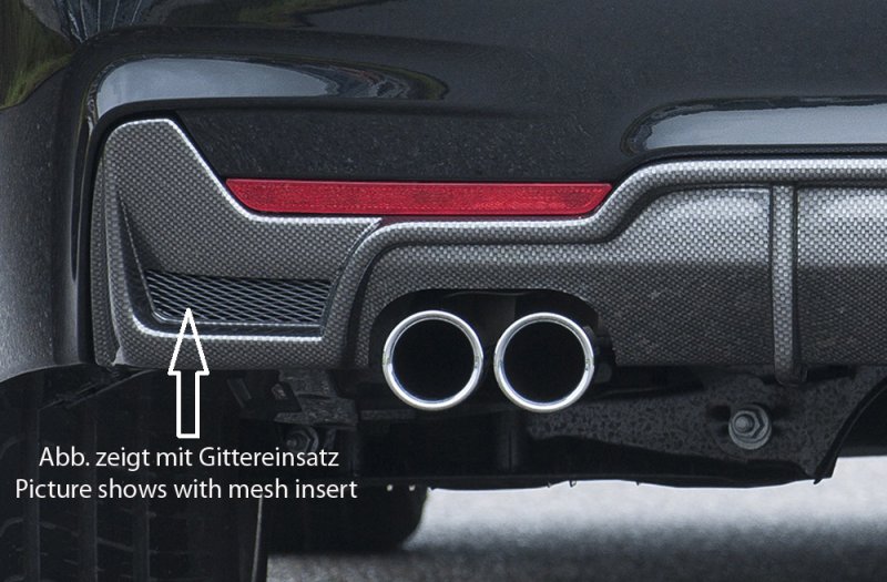Rieger Heckeinsatz BMW 4er F32 (3C) 07.15- (ab Facelift) LCI - 99261