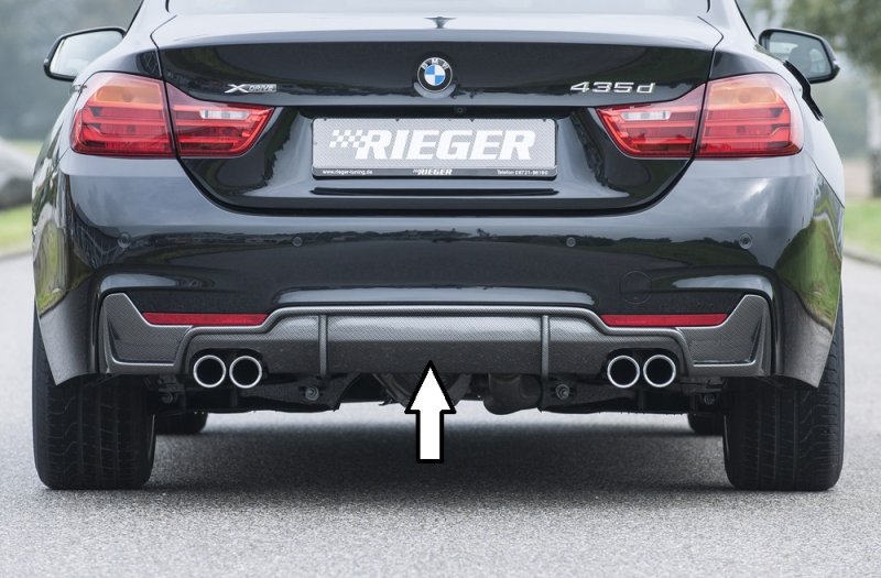 Rieger Heckeinsatz BMW 4er F32 (3C) 07.15- (ab Facelift) LCI - 99268