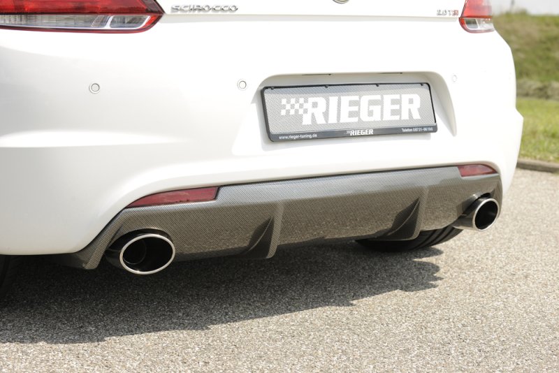 Rieger Heckeinsatz für R-Line Heckschürze VW Scirocco R (13) 05.14- (ab Facelift) - 99281