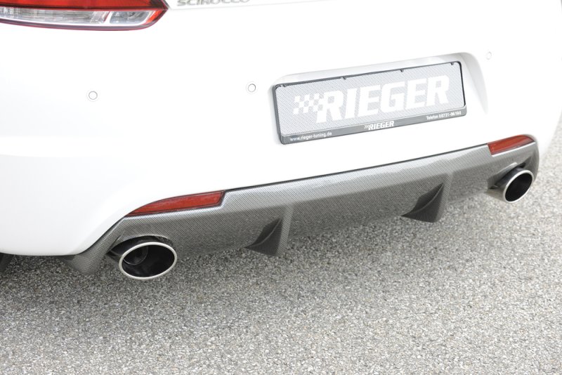 Rieger Heckeinsatz für R-Line Heckschürze VW Scirocco R (13) 05.14- (ab Facelift) - 99281