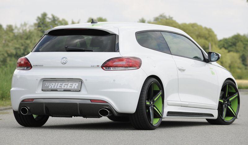 Rieger Heckeinsatz für R-Line Heckschürze VW Scirocco R (13) 05.14- (ab Facelift) - 99281