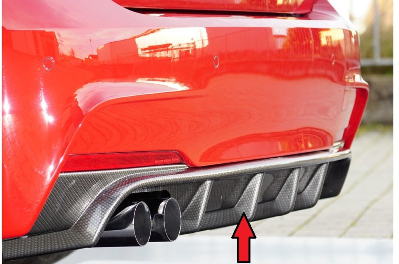 Rieger Heckeinsatz BMW 3er F30 (3L) 02.12-06.15 (bis Facelift) - 99297