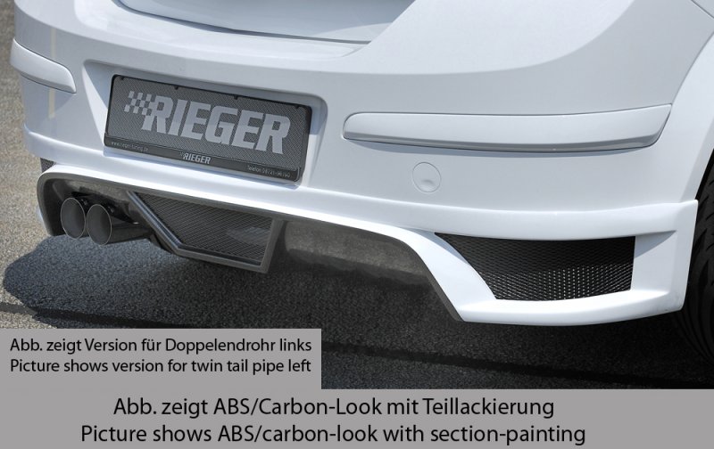 Rieger Heckschürzenansatz Opel Astra H 03.04- - 99324