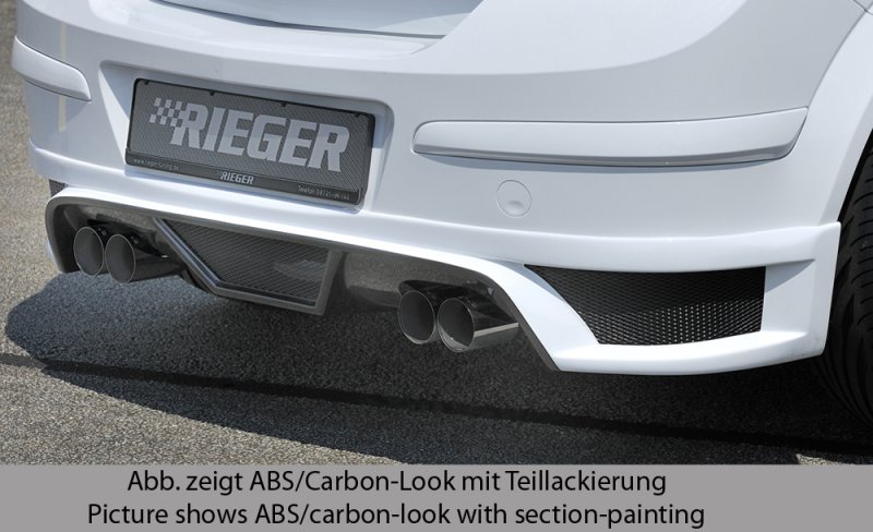 Rieger Heckschürzenansatz Opel Astra H 03.04- - 99325