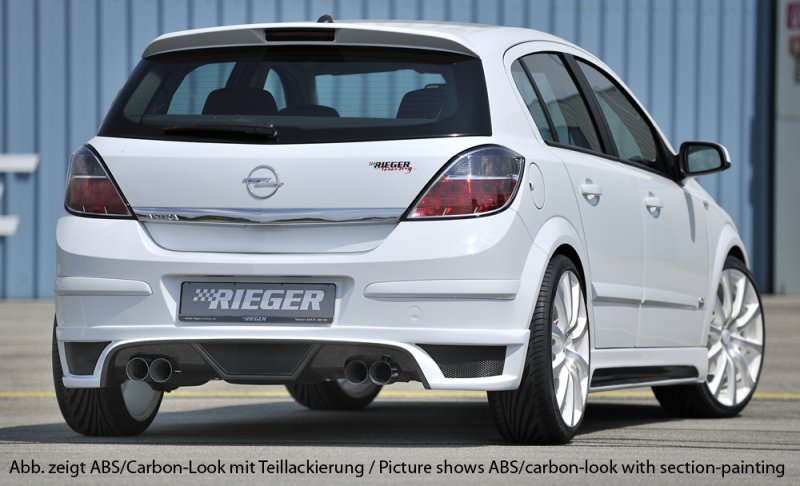 Rieger Heckschürzenansatz Opel Astra H 03.04- - 99325