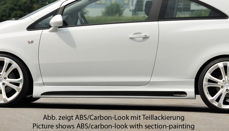 Rieger Seitenschweller Opel Corsa D 01.11- (ab Facelift) - 99329
