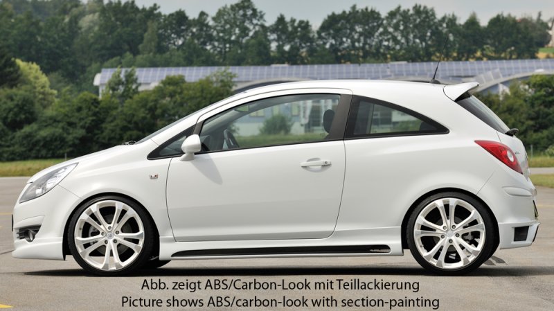 Rieger Seitenschweller Opel Corsa D 01.11- (ab Facelift) - 99329