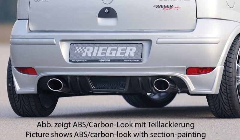 Rieger Heckschürzenansatz Opel Corsa C 06.03- (ab Facelift) - 99336