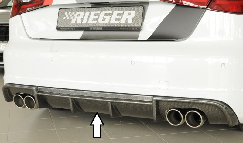 Rieger Heckeinsatz Audi A3 (8V) 07.12-08.16 (bis Facelift) - 99356