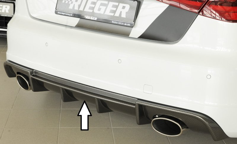 Rieger Heckeinsatz Audi A3 (8V) 07.12-08.16 (bis Facelift) - 99357