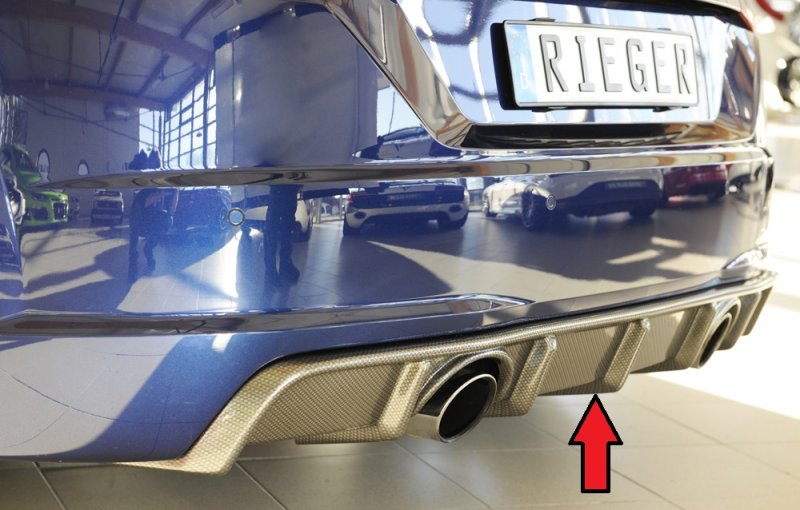 Rieger Heckeinsatz Audi TT (8J-FV/8S) 07.14-08.18 (bis Facelift) - 99366